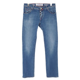 Jacob Cohen Jeans J622 Men Stretch Slim Straight Size W34 L32, front view, image 1 of 9