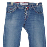 Jacob Cohen Jeans J622 Men Stretch Slim Straight Size W34 L32, back view, image 2 of 9