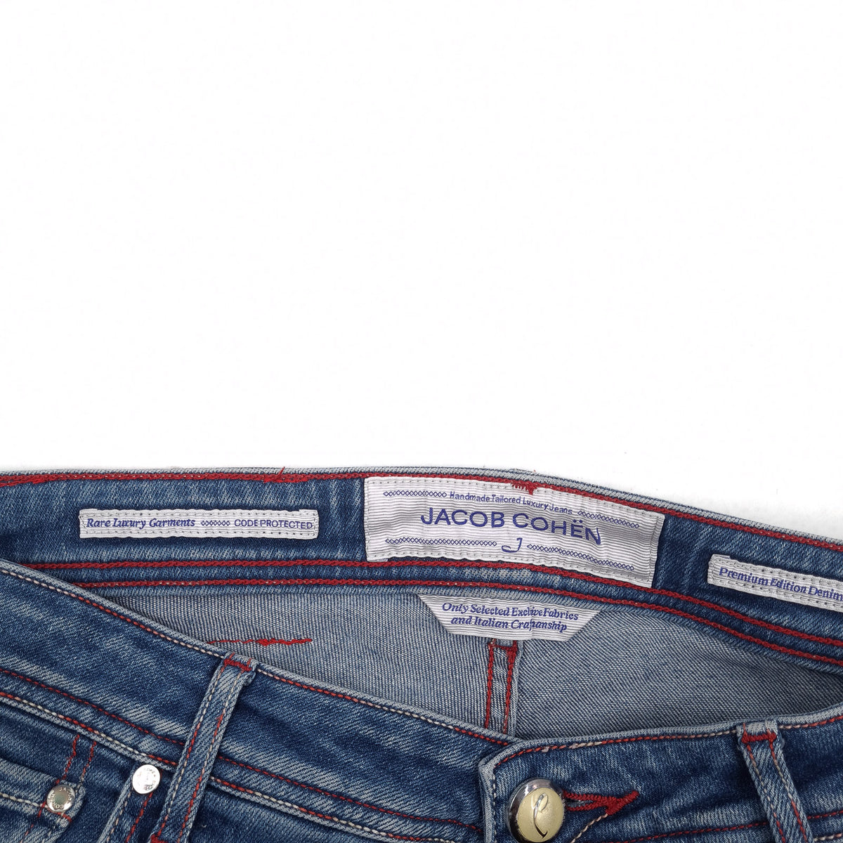 Jacob Cohen Jeans J622 Men Stretch Slim Straight Size W34 L32, detail view 3, image 5 of 9