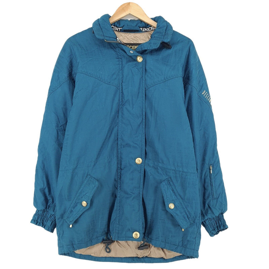 Vintage Descente Femme Ski Snowboarding Winter Snow veste vert taille 40