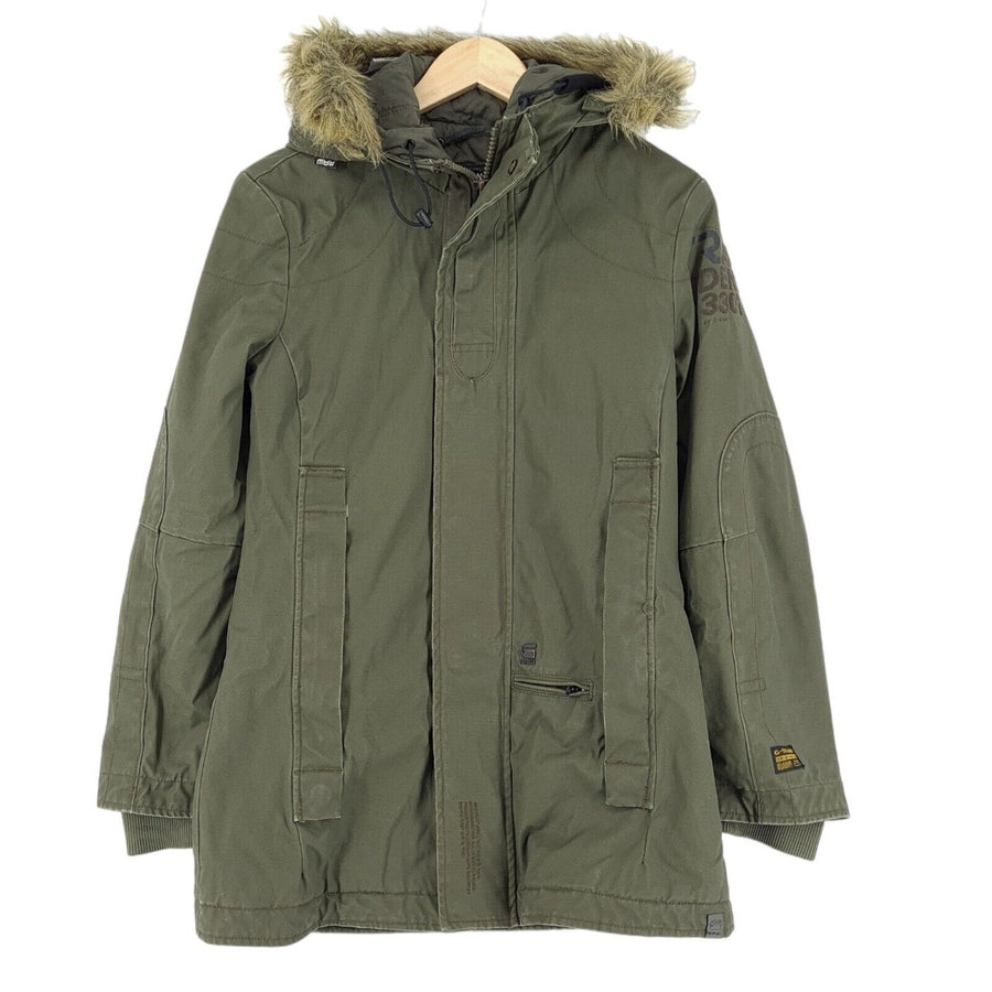 Vintage G-Star Duty veste Femme vert décontracté taille M