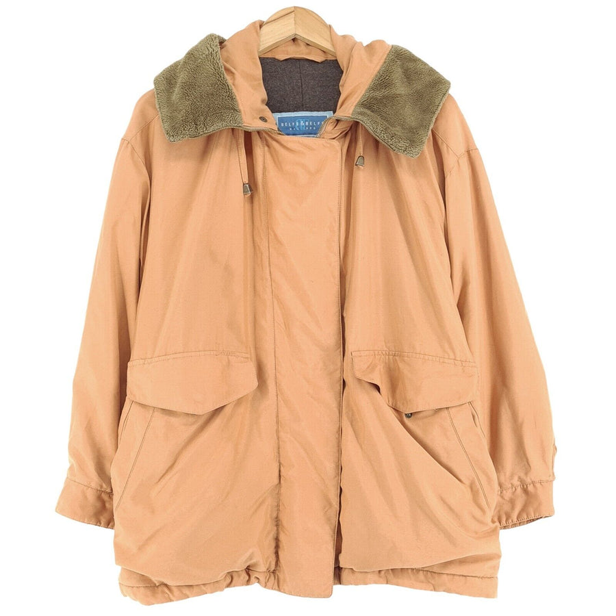 Vintage Belfe & Belfe Orange décontracté veste Femme taille 42 Made in Italy
