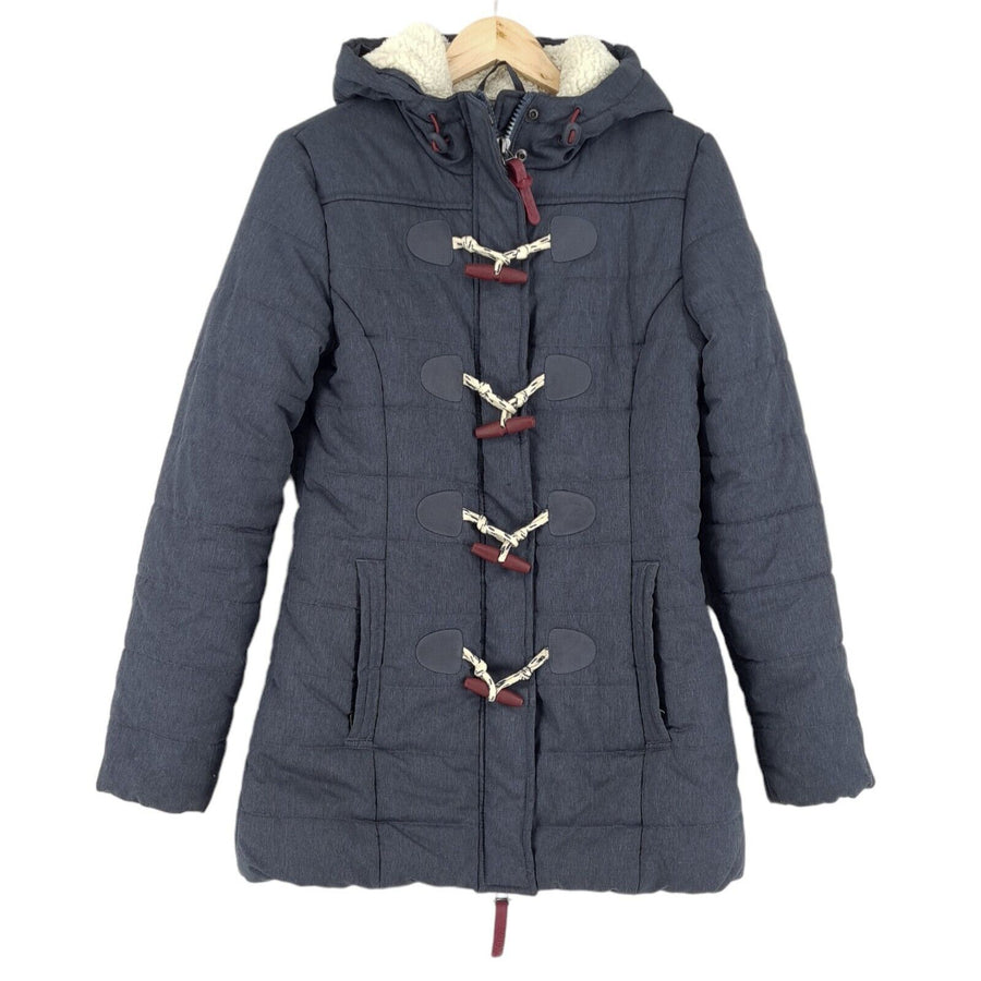 SuperDry Duffle Femme veste gris décontracté taille S