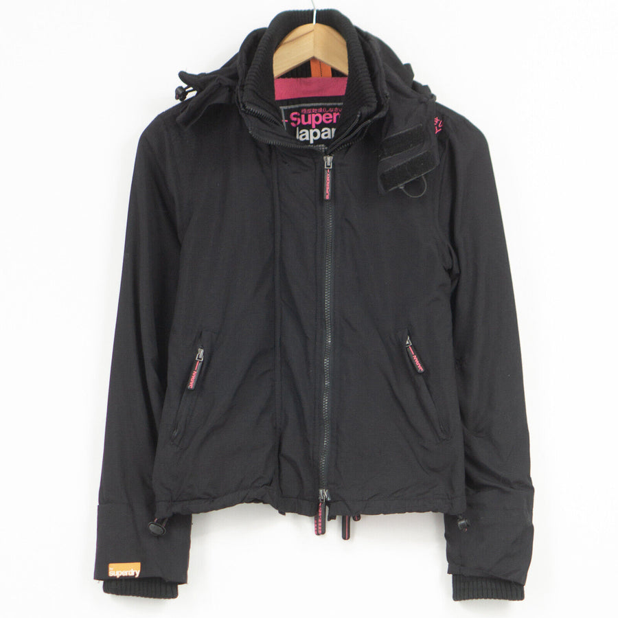 SuperDry The Windcheater veste imperméable Breathable noir Femme taille XS