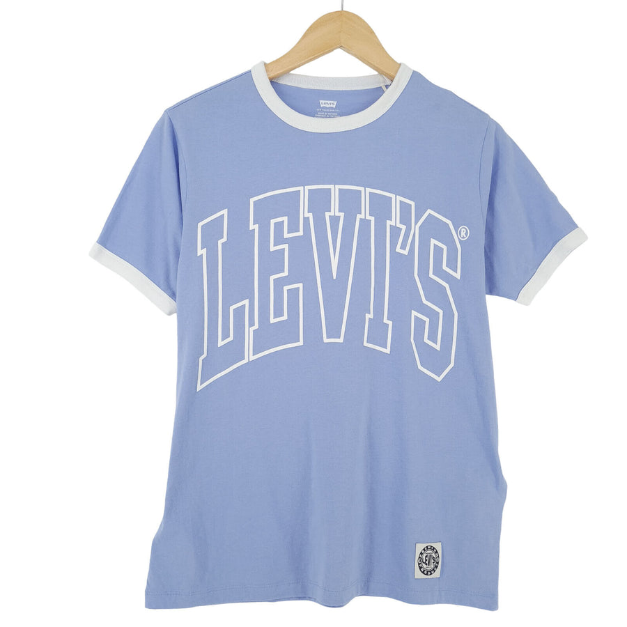 Levi's Femme T-shirt T chemise coton bleu oversize taille 2XS