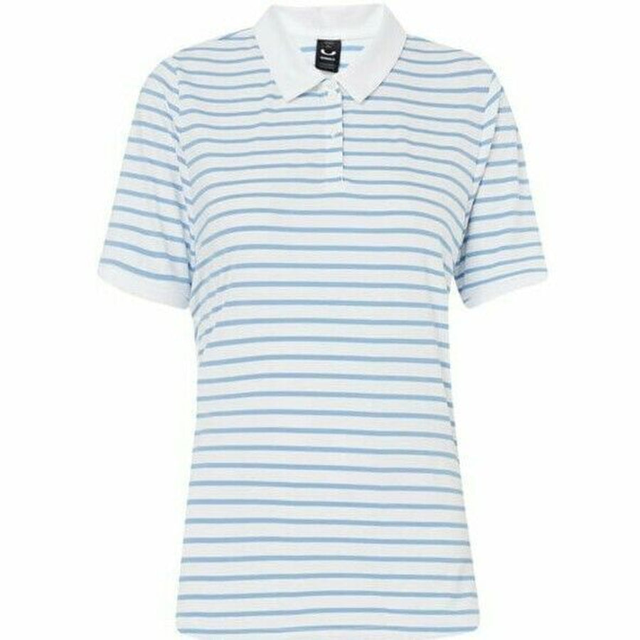Oakley Femme polo bleu rayé Enjoy Golf taille XS