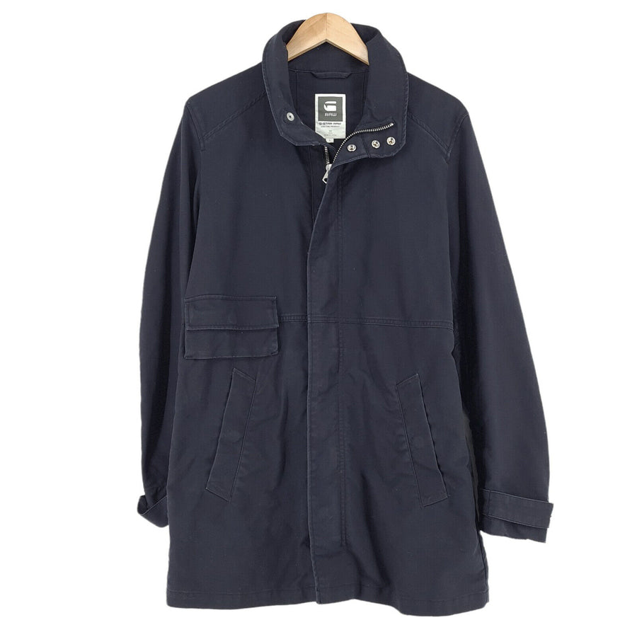G-Star Officer Trench cappotto giacca blu Breathable casual Uomo taglia L Large