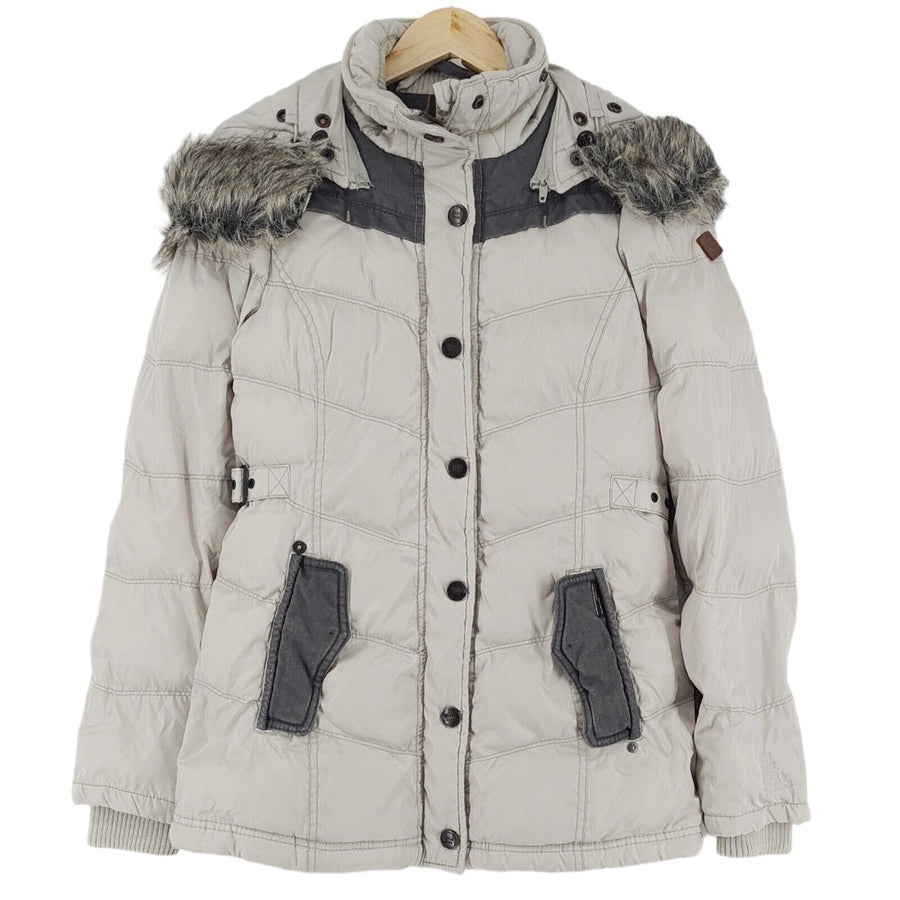 Khujo Beige Women Jacket Casual Size S