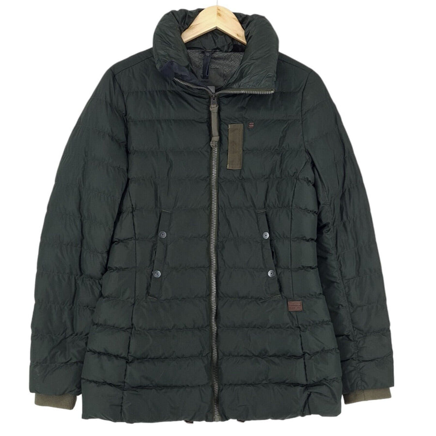 G-Star Women Jacket Black Whistler Slim Coat Size M