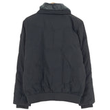 Tommy Hilfiger Black Jacket Faux Fur Collar Casual Mens Size M Medium, back view, image 2 of 7