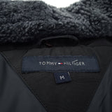 Tommy Hilfiger Black Jacket Faux Fur Collar Casual Mens Size M Medium, detail view 3, image 5 of 7