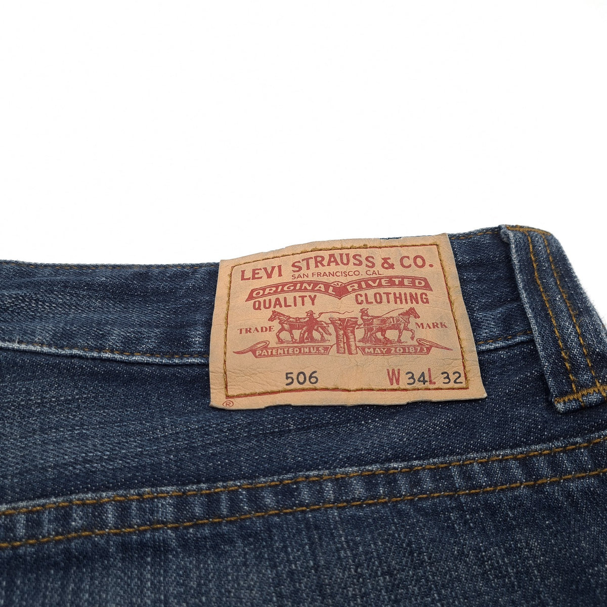Vintage Levi's Jeans 506 Men Regular Straight Size W34 L29, detail view 3, image 5 of 7